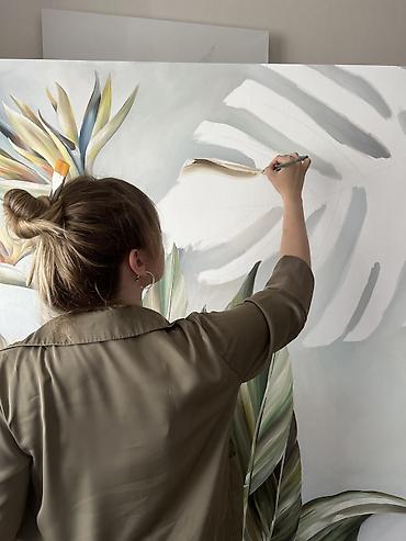 Dekorativ boyalar: Divar rəsimlərinin çəkilməsi🎨 WhatsApp aktiv yazın bizə və ya zəng — 1