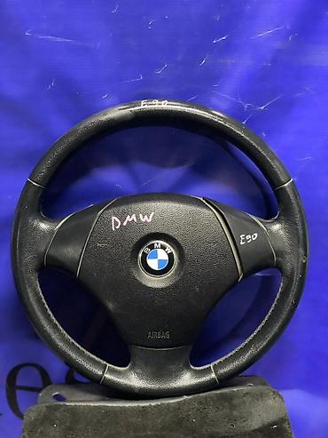 e90: Руль BMW 2007 г., Б/у, Оригинал, Япония — 1