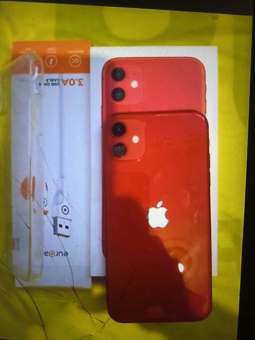 IPhone 11, 64 GB, Qırmızı, Face ID