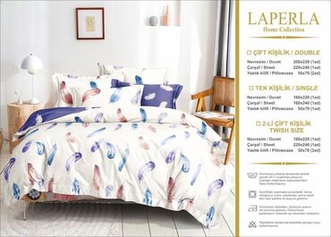 Pastel dəstləri: Laperla yataq dəsti. Parça pambıqdır Ölçü tək nəfərlik Çxol 160*220 — 5