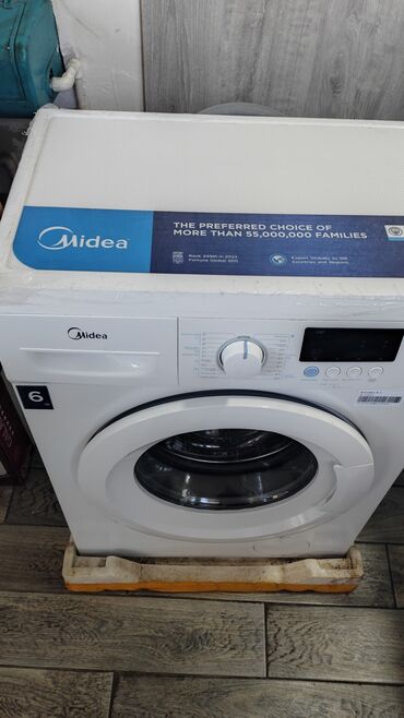 Kondisionerlər: Paltaryuyan maşın Midea, 6 kq, Avtomat, Qurutmasız, Kredit yoxdur