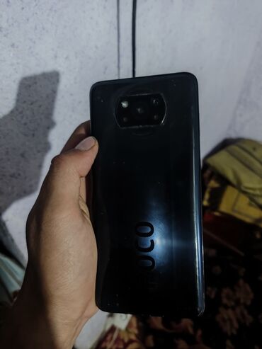 пова 6 про 5g: Poco X3 Pro, Колдонулган, 128 ГБ, түсү - Көк, 2 SIM