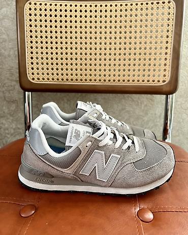 574: Мужские кроссовки, 40, New Balance, Б/у, цвет - Серый, Самовывоз — 4