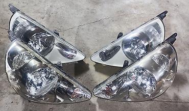 fit aria: Комплект передних фар Honda 2005 г., Б/у, Оригинал, Япония — 4