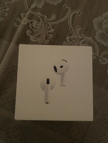 Микрофоны: Беспроводные (Bluetooth) Наушники, Apple, цвет - Белый