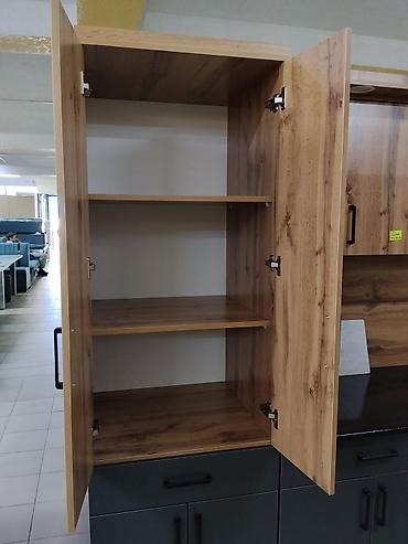 silver kitchen: Кухонный гарнитур в современном стиле - Комплектация: напольные и — 3