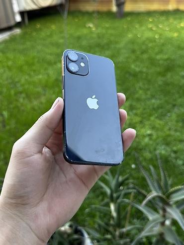 IPhone 12 mini, Б/у, 128 ГБ, Черный, Защитное стекло, Чехол, 68 %