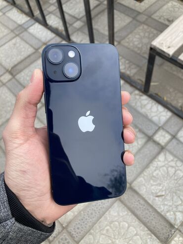 ayfon telfonlar: IPhone 14, 128 GB, Midnight, Face ID, Sənədlərlə, Simsiz şarj