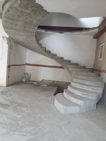 Beton işləri: Beton pilləkənlərin layihələndirilməsi və inşası xidməti - Daxili və — 1