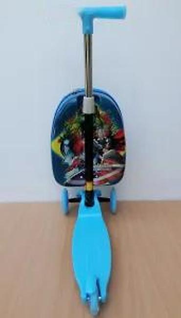 Trotineti, skejtbordovi i hoverbordovi: Dečiji trotinet sa integrisanim koferom, idealan za putovanja ili — 17