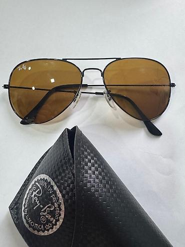 şüadan qoruyan eynək: İtaliyadan alınıb orijinal Ray-Ban eynəyidir. Pilot seriyasıdır — 3