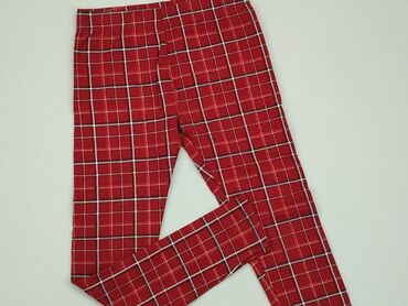 czerwone skórzane legginsy: Legginsy dziecięce, 13 lat, 158, stan - Dobry