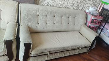 mebel divan kreslo: 3-lü yumşaq mebel dəsti - Tərkib: 2 ədəd kreslo + 1 ədəd 3 nəfərlik — 3