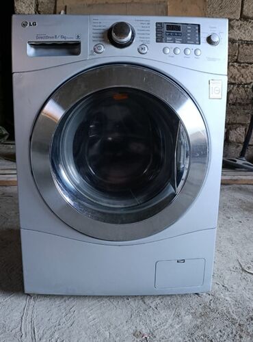 qurğu: Стиральная машина LG, 8 кг, Автомат, Есть сушка