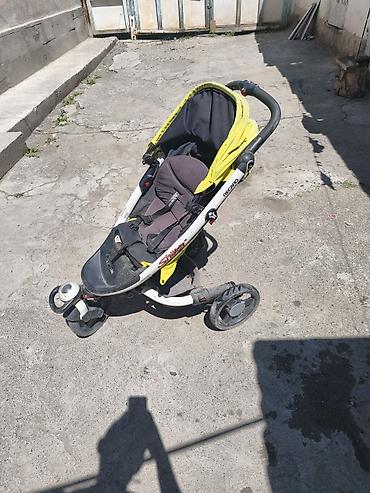 самокат 5в1: Детская прогулочная коляска Recaro с поворотным передним колесом — 4