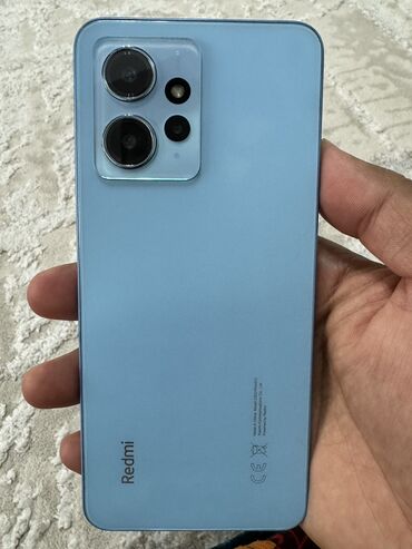 ремонт редми: Xiaomi, Redmi Note 12, Б/у, 128 ГБ, цвет - Синий, 1 SIM, 2 SIM