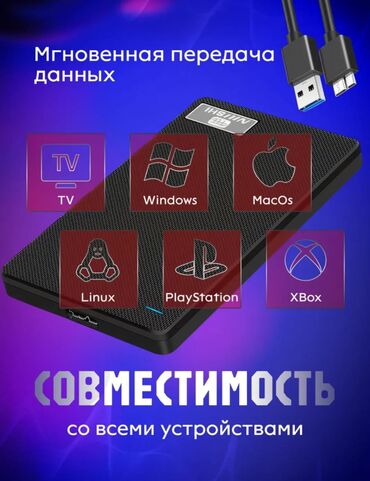 1 терабайт: Срочно недорого продаются качественные внешние накопители на 1000 Гб