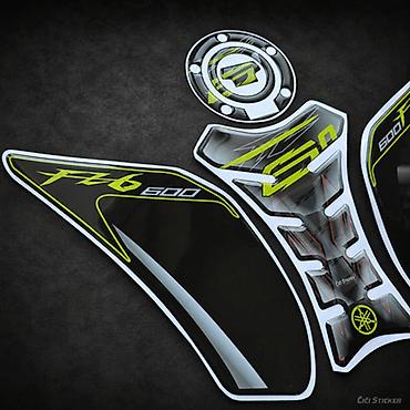 maskking rs: Yamaha FZ6 Komplet Protektora Rezervoara –2834 Komplet 3D protektora — 2