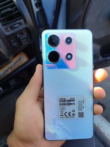 чехол на редми нот 11: Infinix Note 40, Колдонулган, 256 ГБ, түсү - Көк, 2 SIM