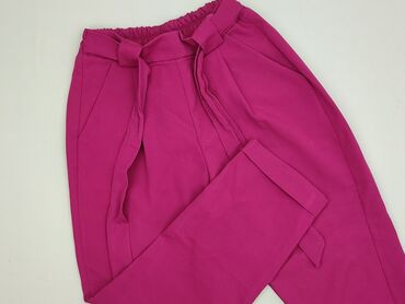 krótkie spodenki czarne z wysokim stanem: Material trousers for women, size S