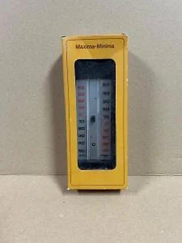 Termometri, termovizori: Min–max kućni termometar sa aluminijumskom skalom - Tip: zidni/sobni — 9