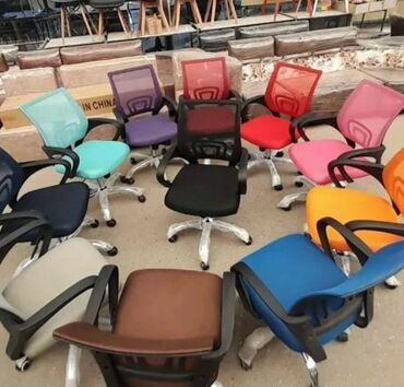 Ofis və oyun kresloları: Yeni, Təkərli, Qolları tənzimlənmir, Parça — 2