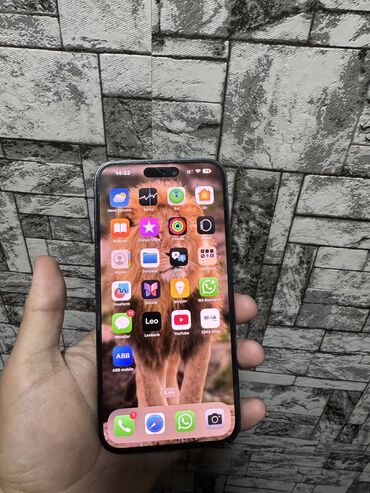 Apple iPhone: IPhone 14 Pro Max, 128 GB, Deep Purple, Zəmanət, Simsiz şarj, Face ID