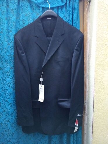 мужская одежда классика: Костюм 2XL (EU 44), цвет - Черный