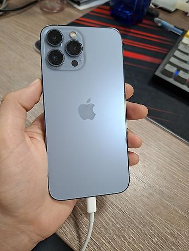 IPhone 13 Pro Max, Б/у, 256 ГБ, Sierra Blue, Коробка, 85 % at lalafo.kg IPhone 13 Pro Max, Б/у, 256 ГБ, Sierra Blue, Коробка, 85 %