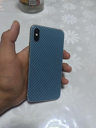 Apple iPhone: IPhone Xs, Б/у, 256 ГБ, Синий, Чехол, 68 % — 1
