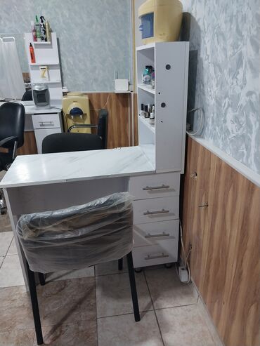 Salon, tibbi mebel dəsti: Gözəllik salonu üçün tam dəst mebel və avadanlıq - İki iş yeri üçün — 7