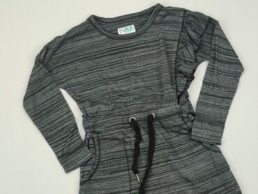 sukienka czarna dopasowana: Sukienka, 4-5 lat, 104-110 cm, stan - Bardzo dobry