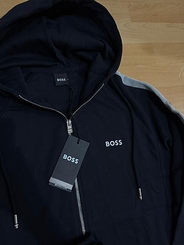 куртка boss: Мужской спортивный костюм, L, XL, 2XL, Boss, Новый, цвет - Черный, Самовывоз — 2