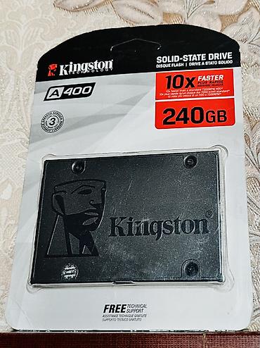 пос манас: Новый Kingston A400, 240 ГБ (2.5", SATA III) - Серия: A400 - Объём — 1