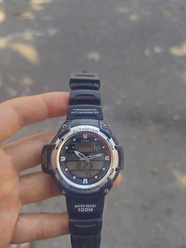 Aksesuarlar: Casio SGW-400H “Twin Sensor” kişi saatı - Funksiyalar: altimetr — 2