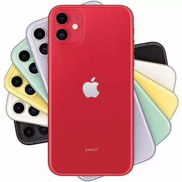 iphone 11 копия: IPhone 11, Б/у, 256 ГБ, Красный, 95 %