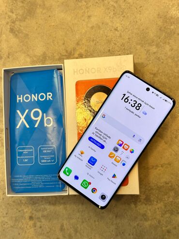 Honor: Honor X9b, 256 GB, rəng - Narıncı, Düyməli, Barmaq izi