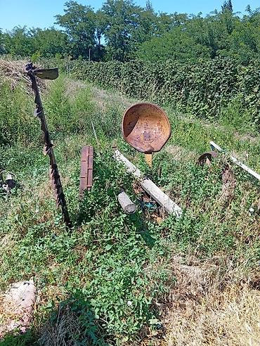 Конная/прицепная сегментная косилка-лежнёвка (механическая), винтажная