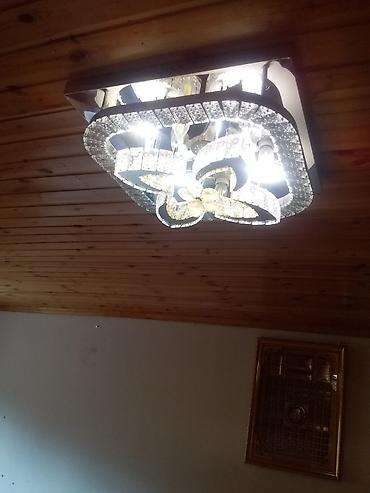 60x60 led panel: Led Çılçıraq, 4 və daha çox lampa, Xrustal — 1