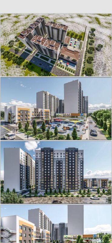снять жилье в кыргызстане: 3 комнаты, 95 м², Элитка, 7 этаж, ПСО (под самоотделку)