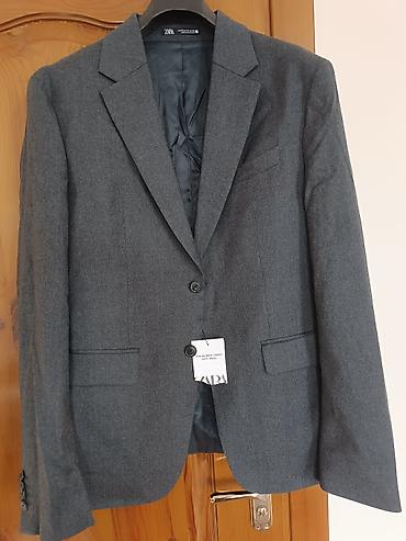 пижам: Мужской костюм, XL, L, Zara, Новый, цвет - Серый, Бесплатная доставка — 1