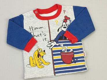kombinezon do spania swiateczny: Sweatshirt, 6-9 months, condition - Good