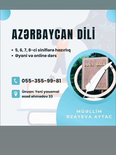 hazirliq kurslari vakansiya: Azərbaycan dilindən hazırlıq.ilk dərs ödənişsiz