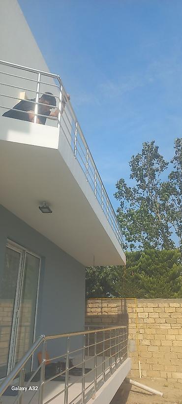 Lalafoda yeni: Balkon məhəccəri, Paslanmaz polad — 4