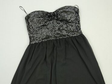 czarna sukienki na jedno ramie: Sukienka, XL, Amisu, stan - Dobry