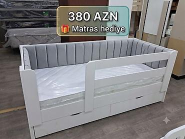 ideal mebel: Oğlan və qız üçün, Yeni, Çarpayı, Bazasız, Matras ilə, Siyirməli — 1