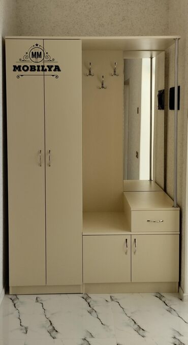 Dolablar: Yeni, Açılan, 2 qapılı Düz dolab, Dəhliz dolabı, Azərbaycan