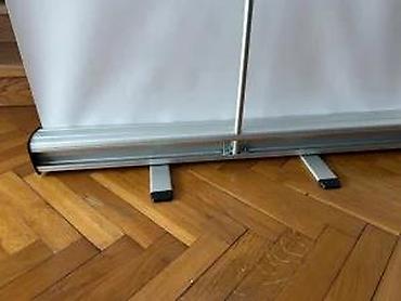 Reklamiranje, štampanje: Roll-up baner sa grafikom kafe – Fujitsu - Prenosivi roll-up stojni — 12