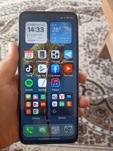 xiaomi mi 8: Xiaomi Redmi 12, 128 GB, rəng - Mavi, 
 İki sim kartlı, Face ID, Sənədlərlə