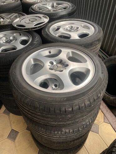 r17 subaru: Дөңгөлөктөрү толук 225 / 45 / R 17, Жай, Колдонулган, Комплект, Жеңил унаалар, Куйма, тешиктери - 5